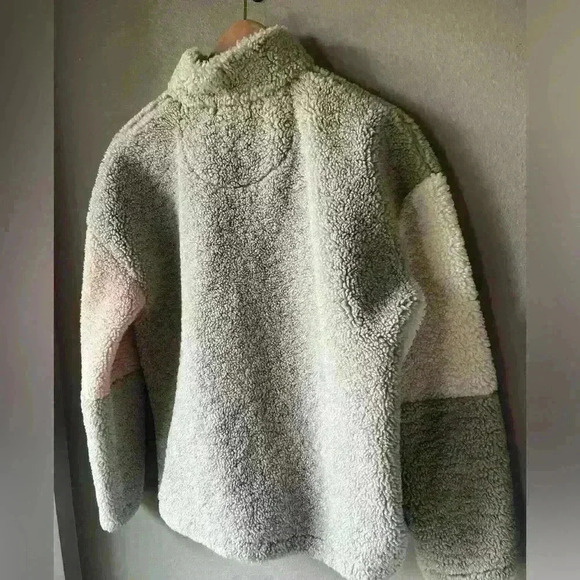 Charlie Paige Color Block Sherpa Fleece Pullover -Size S - Picture 10 of 10
